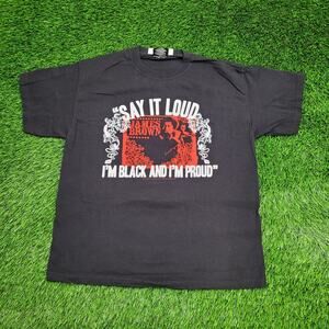 Vintage James-Brown Shirt Large 21x26 USA Y2K
